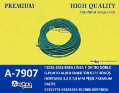 AYHAN A7907 ENJEKTÖR YAKIT GERI DÖNÜŞ HORTUMU OPEL ASTRA H-J CORSA D-E MERIVA A-COMBO-AGILA B 1.3 CDTI FIAT 500 1.3 MJT 95PS 1248CC-DOBLO 1.3 MJT 16 > ürün uzunluğu 25 metre