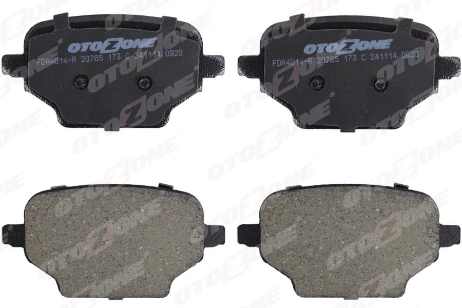 OTOZONE FDA4014-R ARKA FREN BALATASI OPEL COMBO E PEUGEOT PARTNER-RIFTER CITROEN BERLINGO TOYOTA PROACE CITY 18> FIAT DOBLO 23>