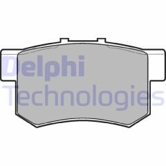 DELPHI LP948 ARKA FREN BALATA HONDA CIVIC 1.6L D16 VTEC VTI 01-05 / 1.4L 1.6L 96-01 / 1.6L R16A2 VTEC SEDAN 06-> / ACCORD 2.0L F20 90-98 / LEGEND 3.2L 91-96 / SUZUKI SX4 1.6L M16A RW416 05->