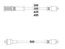 HELLUX HBK.3163 BUJİ BOBİN KABLOSU EM M131 DKŞ 1.6 8V 71-92 ESKİ MOTOR