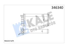 KALE 346340 KALORİFER RADYATÖRÜ BRAVO 95-01 BRAVA 95-01 MAREA 96-02 250x140x42