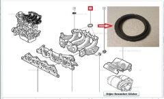 AFT KC516125 EMME MANİFOLD BOĞAZ CONTASI TK. 4AD. KNG 1.9 DZL. F8Q