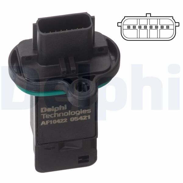 DELPHI AF10422-12B1 HAVA KÜTLE ÖLÇER DEBİMETRE ASTRA J-ADAM-CORSA E-MERIVA B-MOKKA-AVEO-CRUZE 1.2-1.4-1.6 XEL-XER-NET