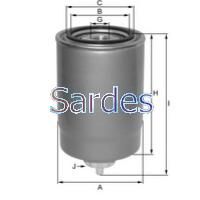SARDES SF222 YAKIT FİLTRESİ BRAVO-MAREA 1.9JTD 04/99-12/00 -MULTIPLA-PUNTO II 1.9JTD 10/98-03/01 WK853/8 x