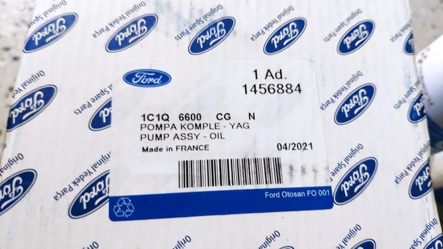 FORD 1C1Q6600CG YAĞ POMPASI BOXER III-JUMPER III-DUCATO III 06> 2.2 HDI P22DTE EURO 4 TRANSİT V184 01>06 2.2 TDCI TRANSIT V347-V348 2.4 TDCİ 06>11 A.ÇEKER