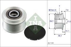 INA 535005310 ALTERNATÖR KASNAĞI RULMANLI MASTER II-MOVANO-NISSAN PATROL-TERRANO 3.0 03 >