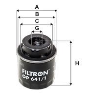 FILTRON FILT OP 641/1 GOLF5-JETTA-TIGUAN-A3 YAG FILTRESI H312W01