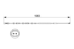 BOSCH 1987473500 BALATA FISI ON BMW F07 F10 F11 F18 F06 F12 F13 F01 F02 F04