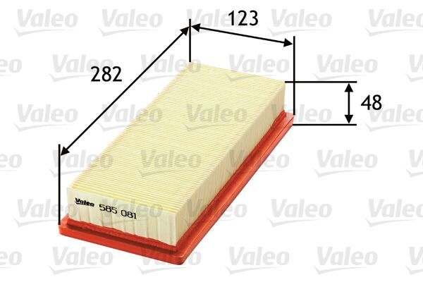 VALEO 585081 HAVA FİLTRESİ PANDA II 1.1-1.2 03 > LANCIA YPSILON 1.2