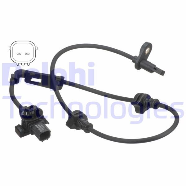 DELPHI SS20606 ABS SENSÖRÜ ÖN SOL HONDA CIVIC 1.6L R16A2 FD6 kasa SEDAN 06-12 / 1.8L R18A2 FD7 kasa 06-12 / 1.3 L Hybrid LDA2 FD3 kasa 06->