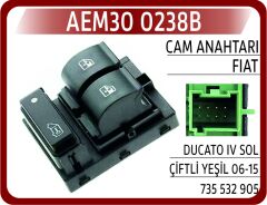 AEM30 0238B CAM ANAHTARI FIAT DUCATO IV SOL ÇİFTLİ YEŞİL 06-15