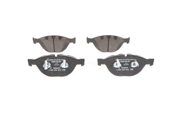 BOSCH 0986494349 FREN BALATASI ON BMW E60 E61 E63 E64 E65 E66
