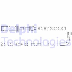 DELPHI LZ0208 BALATA FISI ARKA BMW E70 E71 E72
