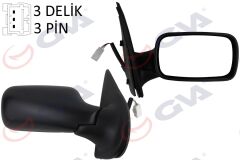 GVA 1021106 DIŞ DİKİZ AYNASI SAĞ PALIO 98> ELEKTRİKLİ KONVEKS 3 FİŞ VM-155E-5DR