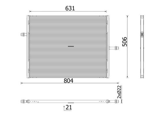 MAHLE CIR40000P ILAVE SU RADYATORU MERCEDES SPRINTER B907 B910 18>
