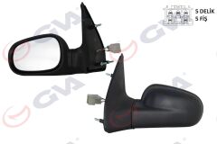 GVA 1014106 DIŞ DİKİZ AYNASI SOL CLIO 94-98 ELEKTRİKLİ ISITMALI DÜZ CAM 5 FİŞ VM-126EHL