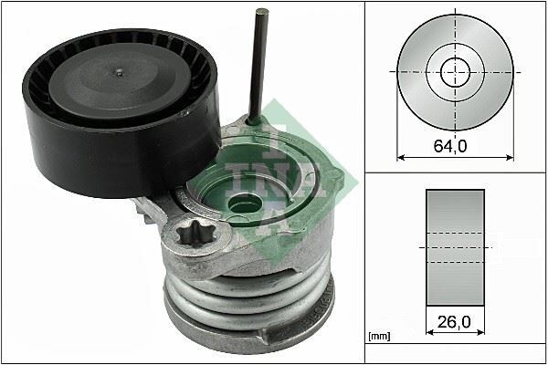 INA 534033110 KAYIS GERGI RULMANI BMW N47 M47 M57 E87 E90 E91 E92 E93 KUTUKLU