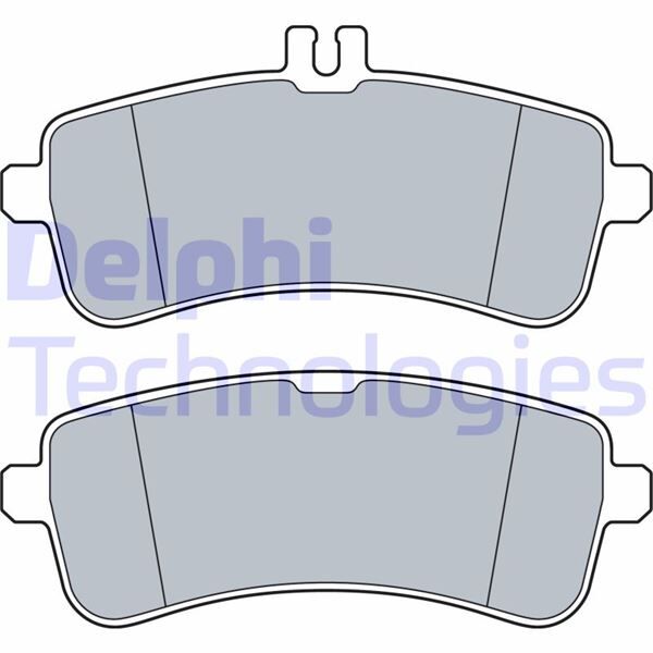 DELPHI LP3542 FREN BALATASI ARKA MERCEDES W205 S205 C205 A205 W222 C217 A217 C190 X290 R190