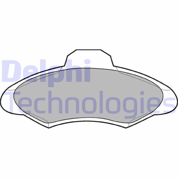 DELPHI LP673 FREN BALATASI ÖN FORD ESCORT. ESCORT VAN. ORİON 90>