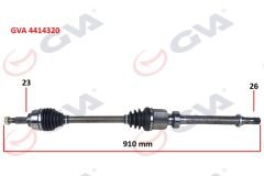 GVA 4414320 KOMPLE AKS SAĞ CLIO IV 1.5 DCI 12- 75-90HP