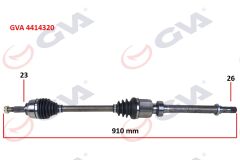 GVA 4414320 KOMPLE AKS SAĞ CLIO IV 1.5 DCI 12- 75-90HP