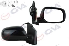GVA 1071130 DIŞ DİKİZ AYNASI SAĞ COROLLA 08> ELEKTRİKLİ ISITMALI ASTARLI KONVEKS 5 FİŞ VM-6263NEHPR