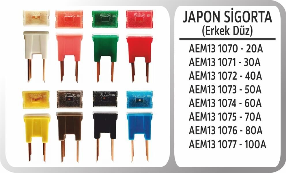 AEM13 1071 JAPON SIGORTA ERKEK DÜZ 30A