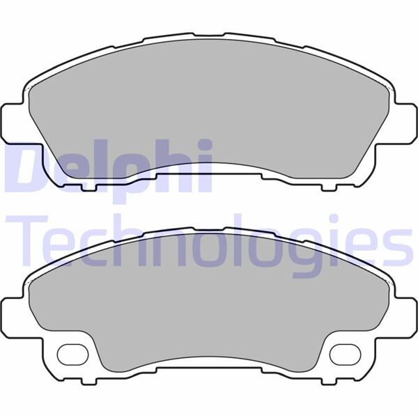 DELPHI LP2716 ÖN/ARKA FREN BALATA MITSUBISHI CANTER FUSO 3.0L 4P10 TFA35 TFB35 Euro6 16->