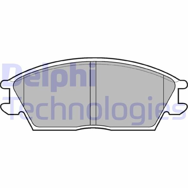DELPHI LP704 ÖN FREN BALATA HYUNDAI ACCENT 1.3L 1.5L 1.6L benzinli 1.5L CRDi dizel 95-05 / GETZ 1.1L 1.3L 1.4L be nzinli 1.5L CRDi dizel 02-09 / EXCEL 90-95 / SCOUPE 92-96
