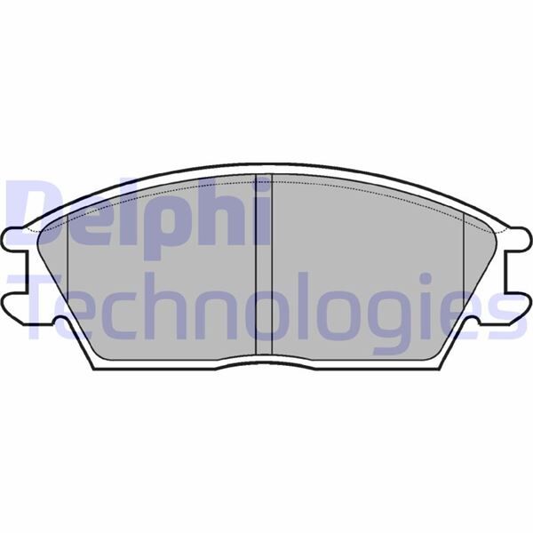 DELPHI LP704 ÖN FREN BALATA HYUNDAI ACCENT 1.3L 1.5L 1.6L benzinli 1.5L CRDi dizel 95-05 / GETZ 1.1L 1.3L 1.4L be nzinli 1.5L CRDi dizel 02-09 / EXCEL 90-95 / SCOUPE 92-96