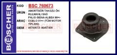 BSC 760673 AMORTİSÖR TAKOZU ÖN RULMANLI SAĞ PALIO-SIENA-ALBEA 96 > DOBLO 01 > TÜM MOTOR TİPLERİ