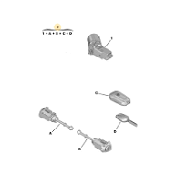 OE-OPEL 9831606380 ANTIVOL SET