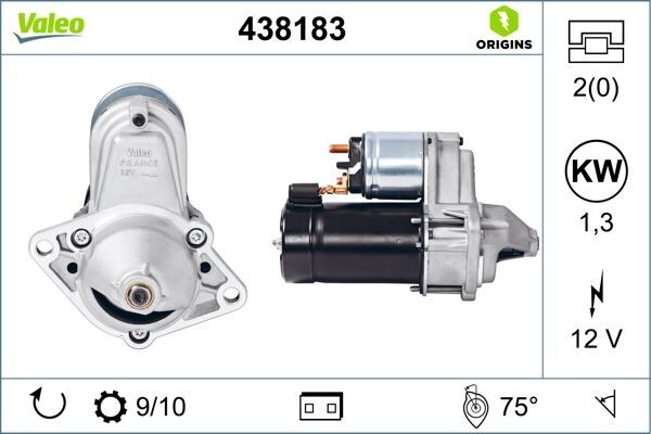 VALEO 438183 MARŞ MOTORU 12V 1.1KW 9 DİŞ ASTRA F-G-H-J-CORSA B-C-D-E-INSIGNIA A-MERIVA-VECTRA A-B-C-ADAM D6RA293 AVEO-KALOS-LACETTI-REZZO 1.0-1.2-1.3-1.4-1.6-1.8-2.0