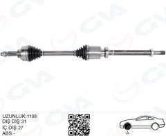 GVA 4432002 KOMPLE AKS ÖN SAĞ CUSTOM 17> 2.0 ECOBLUE AUTO AM