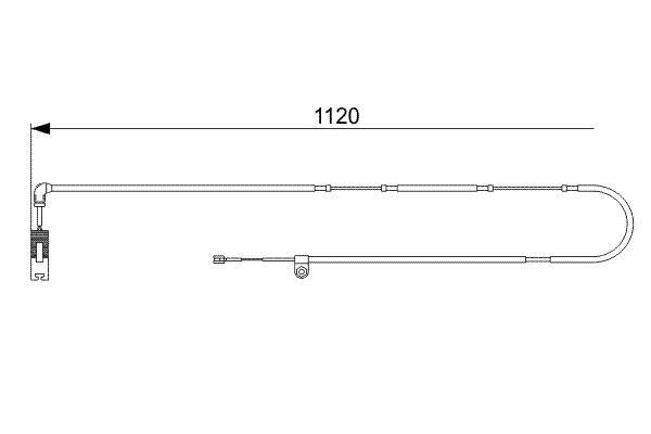BOSCH 1987473010 BALATA FISI ARKA LAND ROVER RANGE ROVER III L322