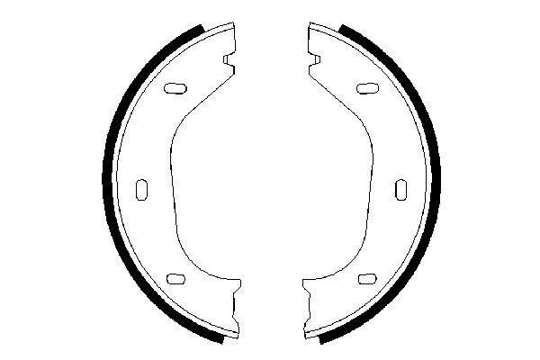 BOSCH 0986487202 FREN BALATASI ARKA PARK FRENI BMW E21 E30 E12 E24 E23
