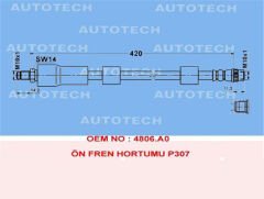 AUTOTECH TK03 ÖN FREN HORTUMU KIA CAPITAL
