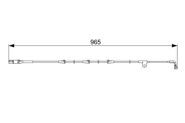 BOSCH 1987473027 BALATA FISI ON BMW E70 E71