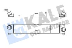 KALE 352345 İNTERCOOLER DUCATO 2.3 JTD 06 >
