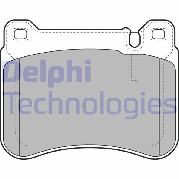 DELPHI LP1979 FREN BALATASI ON MERCEDES W203 S203 CL203 C209 A209 R171