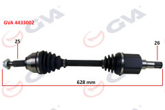 GVA 4433002 ON AKS KOMPLE SOL TRANSIT CONNECT 1.8 TDCI 02>14 75PS 628mm