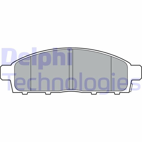 DELPHI LP3313 ÖN FREN BALATA FIAT FULLBACK 16> / MITSUBISHI L200 2.4L 4N15 KL1T KL2T Euro5 H-LINE 15-> Telli tip