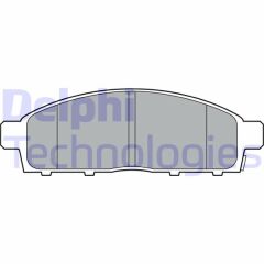 DELPHI LP3313 ÖN FREN BALATA FIAT FULLBACK 16> / MITSUBISHI L200 2.4L 4N15 KL1T KL2T Euro5 H-LINE 15-> Telli tip