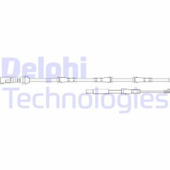 DELPHI LZ0237 BALATA FISI ARKA BMW F10 F12 F13