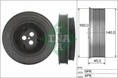 INA 544013110 KRANK KASNAĞI FORD TRANSİT-PEUGEOT BOXER-JUMPER-DUCATO 06> ÖNDEN ÇEKER 2.2 TDCİ 6PK-4PK