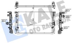 KALE 364215 MOTOR SU RADYATORU BMW B47 B57 G30 G31 G32 G11 G12 G14 G15 G16