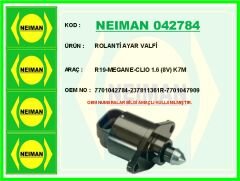 NEIMAN 042784 ROLANTİ AYAR VALFİ R19-MEGANE-CLIO 1.6 8V K7M