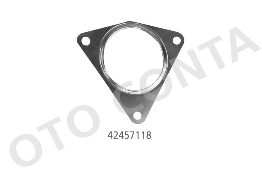 OTOCONTA 42457118 EGZOZ BOĞAZ CONTASI ÇELİK CLIO II-KNG-MGN II 1.5 DCI-CLIO-MGN-LOGAN 1.6 16V K9K-K4M