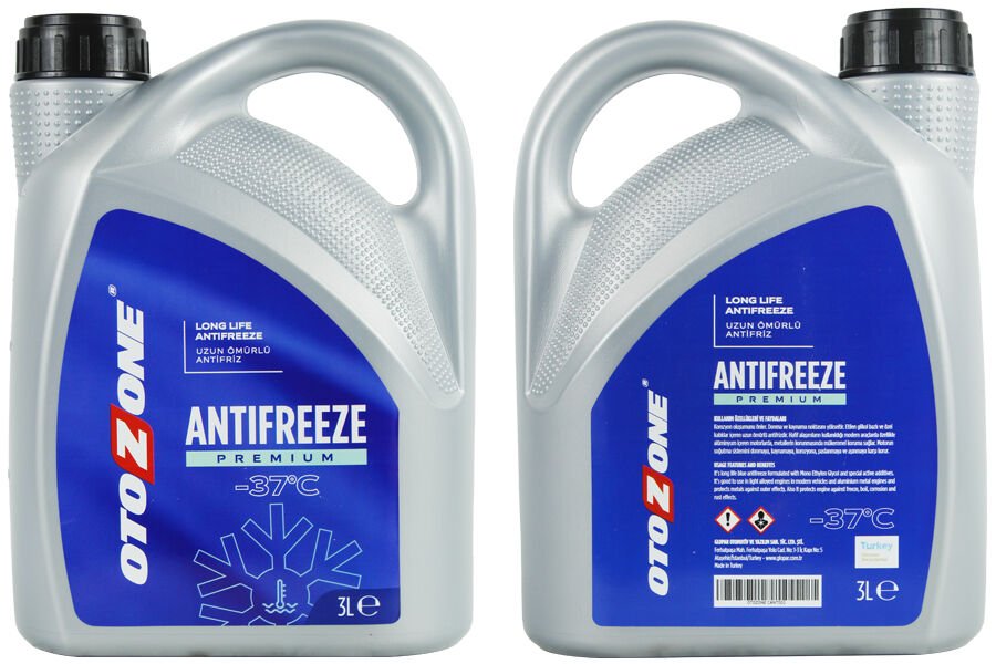 ANTİFRİZ 3 LT -37 C MAVİ Koli 6 Ad