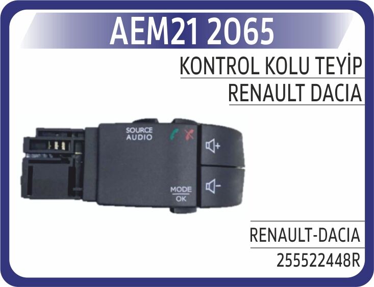 AEM21 2065 KONTROL KOLU TEYİP RENAULT-DACIA